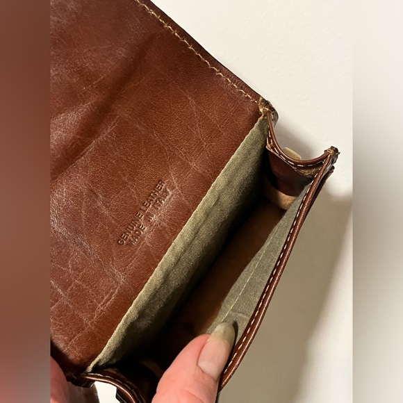 Rich Brown Italian Leather Bag 💼 - Picture 6 of 7